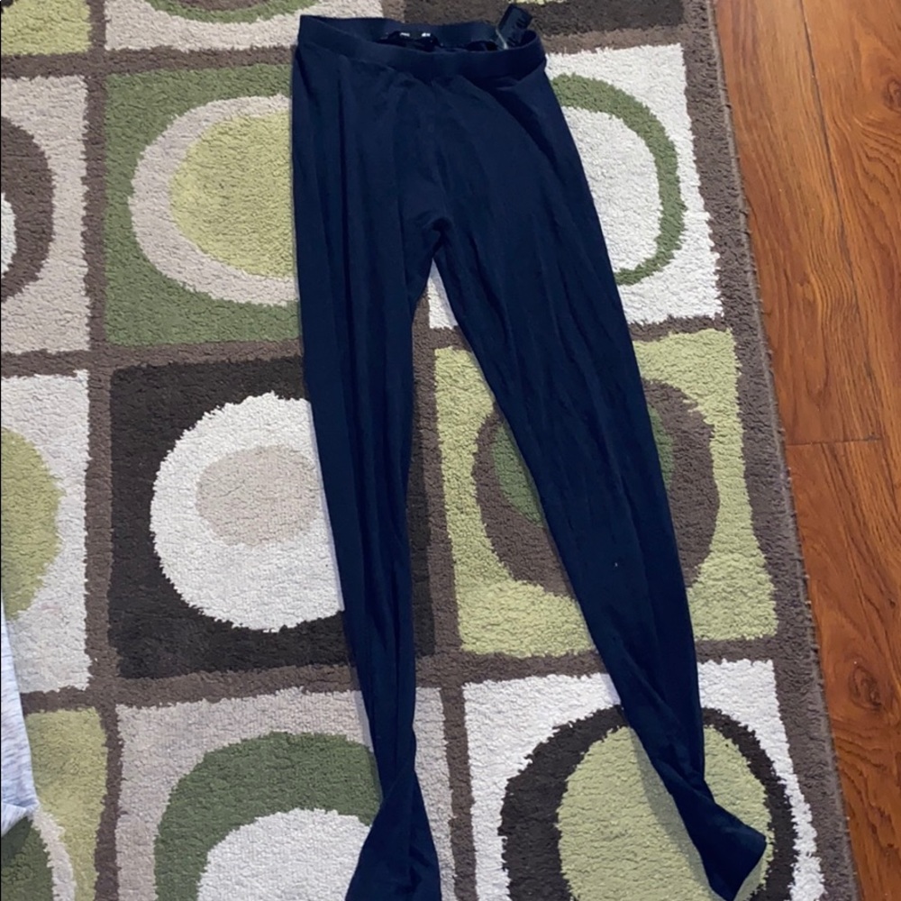 Navy blue leggings